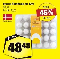 Calle Danæg Skrabeæg str. S/M tilbud