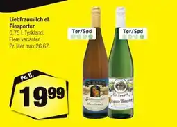Calle Liebfraumilch el. Piesporter tilbud
