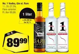 Calle No. 1 Vodka, Gin el. Rom tilbud