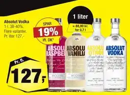 Calle Absolut Vodka tilbud