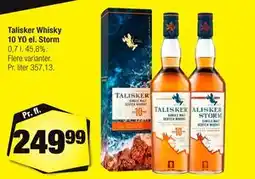 Calle Talisker Whisky 10 YO el. Storm tilbud