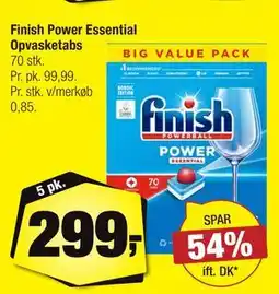Calle Finish Power Essential Opvasketabs tilbud