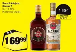 Calle Bacardi Añejo el. Havana 7 tilbud