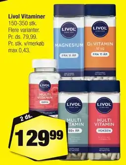 Calle Livol Vitaminer tilbud