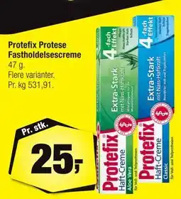 Calle Protefix Protese Fastholdelsescreme tilbud