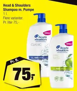 Calle Head & Shoulders Shampoo m. Pumpe tilbud