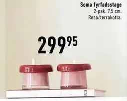 Imerco Soma fyrfadsstage tilbud