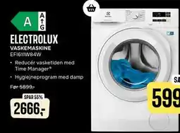 Skousen ELECTROLUX VASKEMASKINE EFI611W84W tilbud