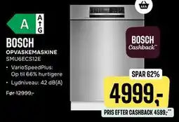 Skousen BOSCH OPVASKEMASKINE SMU6ECS12E tilbud