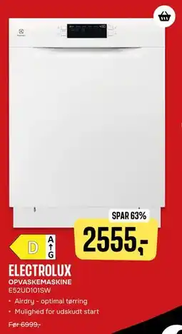 Skousen ELECTROLUX OPVASKEMASKINE tilbud