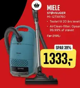 Skousen MIELE STØVSUGER tilbud
