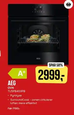 Skousen AEG OVN TU5PB403PB tilbud