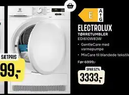 Skousen ELECTROLUX TØRRETUMBLER EDI610W83W tilbud