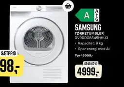 Skousen SAMSUNG TØRRETUMBLER DV90DG6845HHU3 tilbud