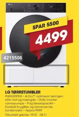 Punkt1 Lg tørretumbler tilbud