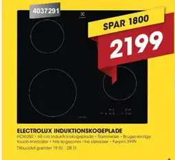 Punkt1 Electrolux induktionskogeplade tilbud