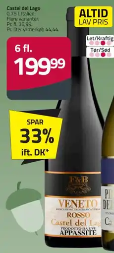 Fleggaard F&B Veneto Rosso Castel del Lag Appassite tilbud