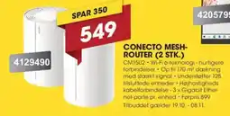 Punkt1 Conecto mesh- router (2 stk.) tilbud