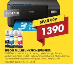 Punkt1 Epson multifunktionsprinter tilbud