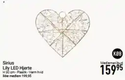 Imerco Sirius Lily LED Hjerte tilbud
