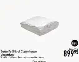 Imerco Butterfly Silk of Copenhagen Vinterdyne tilbud