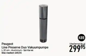 Peugeot Line Preserve Duo Vakuumpumpe