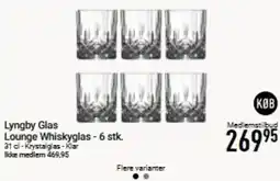 Imerco Lyngby Glas Lounge Whiskyglas tilbud