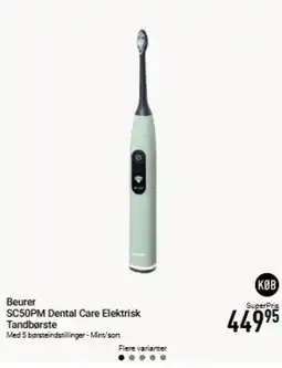 Imerco Beurer SC50PM Dental Care Elektrisk Tandbørste tilbud