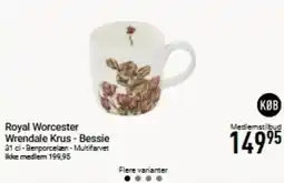 Imerco Royal Worcester Wrendale Krus - Bessie tilbud