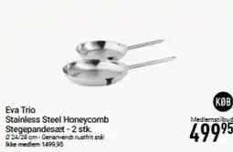 Imerco Eva Trio Stainless Steel Honeycomb Stegepandesæt tilbud