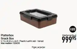 Imerco Platterbox Snack Box tilbud