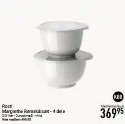 Imerco Rosti Margrethe Røreskålsæt tilbud
