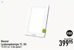 Imerco Beurer Lysterapilampe TL 30 tilbud