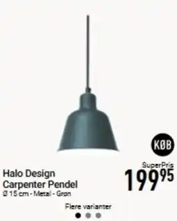 Imerco Halo Design Carpenter Pendel tilbud