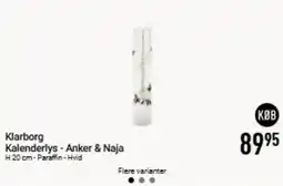 Imerco Klarborg Kalenderlys - Anker & Naja tilbud