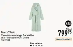 Imerco Marc O'Polo Timeless melange Badekåbe tilbud