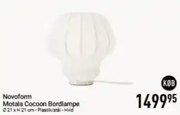 Imerco Novoform Motala Cocoon Bordlampe tilbud