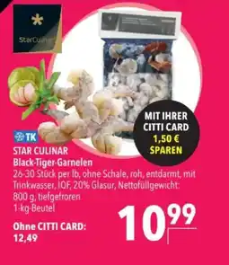 Citti STAR CULINAR Black-Tiger-Garnelen tilbud