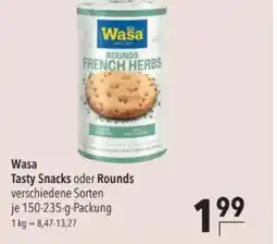 Citti Wasa Tasty Snacks oder Rounds tilbud