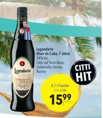Legendario Elixir de Cuba, 7 Jahre