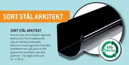 XL-BYG Sort stål arkitekt tilbud