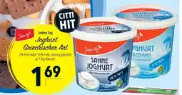 Citti Joghurt Griechischer Art tilbud