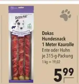 Citti Dokas Hundesnack 1 Meter Kaurolle tilbud