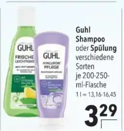 Citti Guhl Shampoo oder Spülung tilbud