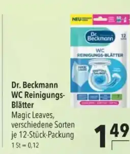 Citti Dr. Beckmann WC Reinigungs- Blätter tilbud