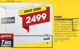 Punkt1 POINT KUMMEFRYSER tilbud
