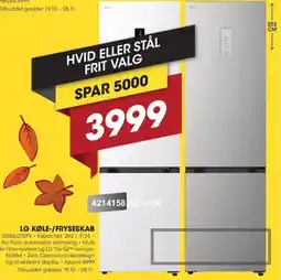 Punkt1 Lg køle-/fryseskab tilbud