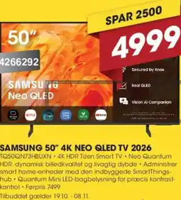 Punkt1 Samsung 50" 4k neo qled tv 2026 tilbud