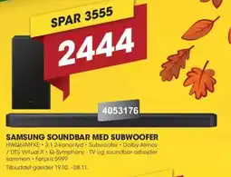 Punkt1 Samsung soundbar med subwoofer tilbud