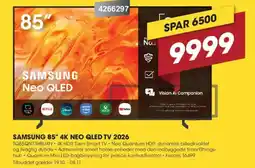 Punkt1 Samsung 85" 4k neo qled tv 2026 tilbud